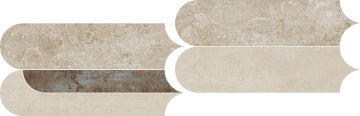 Bold Modulo Suite 134101 - Beige, Naturale, 29x50cm, 7.00mm, Rectified