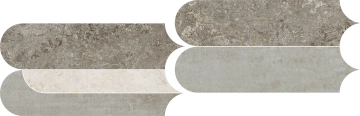 Bold Modulo Suite 134102 - Grey, Naturale, 29x50cm, 7.00mm, Rectified