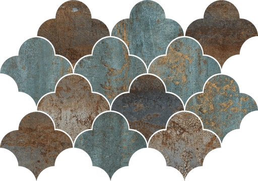 Bold Modulo Arabesque 133572 - Supreme, Naturale, 35x23cm, 7.00mm, Rectified