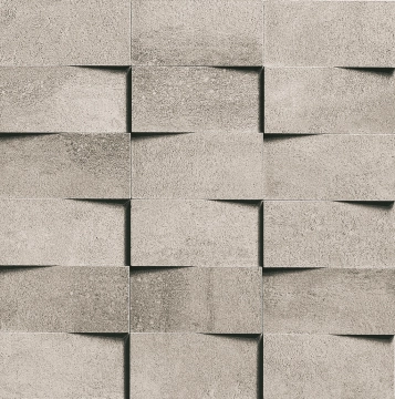Sovereign Mosaico 3D (5X10) SVN 109K - Grigio Chiaro, Natural, 30x30cm, 10.00mm, Not rectified