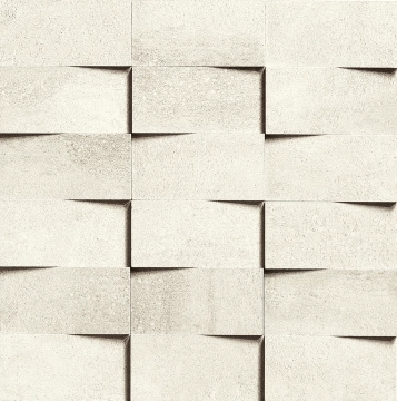 Sovereign Mosaico 3D (5X10) SVN 809K - Avorio, Natural, 30x30cm, 10.00mm, Not rectified