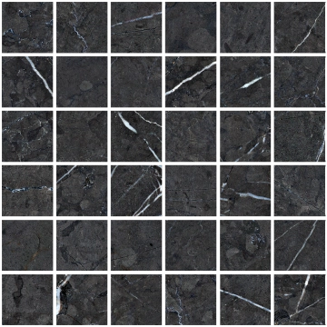 Arte Mosaico 5x5 MAARMA03M5P - Marmo Black, Polished, 30x30cm, 9.00mm, not-rectified