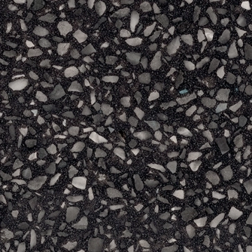 Arte - Terrazzo Black, Matt, 15x15cm, 9.00mm, Not rectified