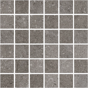 Leccese Mosaico 5x5 MALC04M5CH - Fossile, Cesellata, 30x30cm, 10.50mm, Not rectified