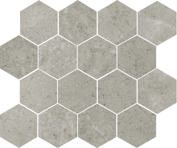 Leccese Hexagon MALC03MHN - Fumo, Matt, 28.5x33.5cm, 10.50mm, Not rectified