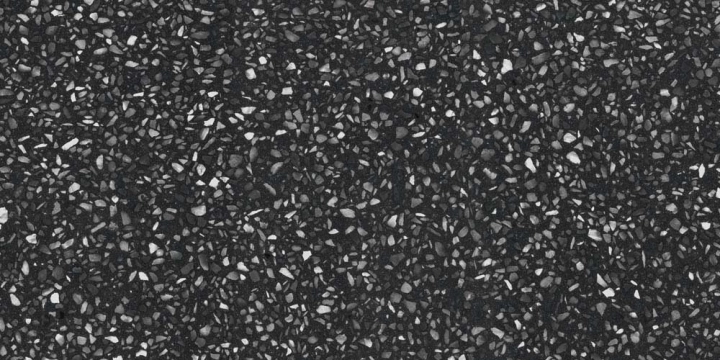 Arte Terrazzo MAARTE03612N - Black, Matt, 60x120cm, 9.00mm, Rectified