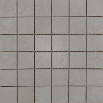 Industry Mosaico 5x5 ID023ML - Silver, Shiny, 30x30cm, 10.50mm, not-rectified