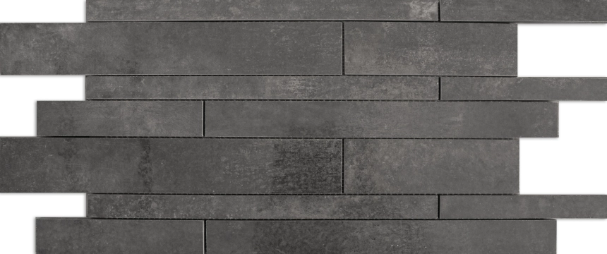 Industry Brick Wall ID03ML - Iron, Shiny, 30x60cm, 10.50mm, not-rectified