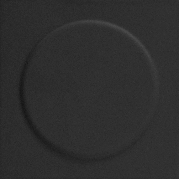 Play Decoro Geometrico PL02012 - 2 Nero, Matt, 12.5x12.5cm, 8.50mm, not-rectified