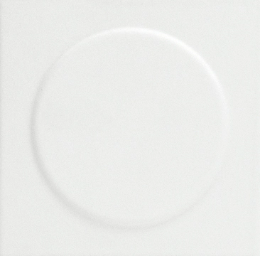 Play Decoro Geometrico PL01012 - 1 Bianco, Matt, 12.5x12.5cm, 8.50mm, not-rectified