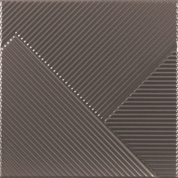 Stripes 187559 - Mercury, Matt, 25x25cm, 10.00mm, Rectified