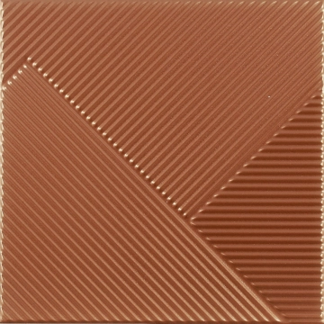 Stripes 187557 - Copper, Matt, 25x25cm, 10.00mm, Rectified
