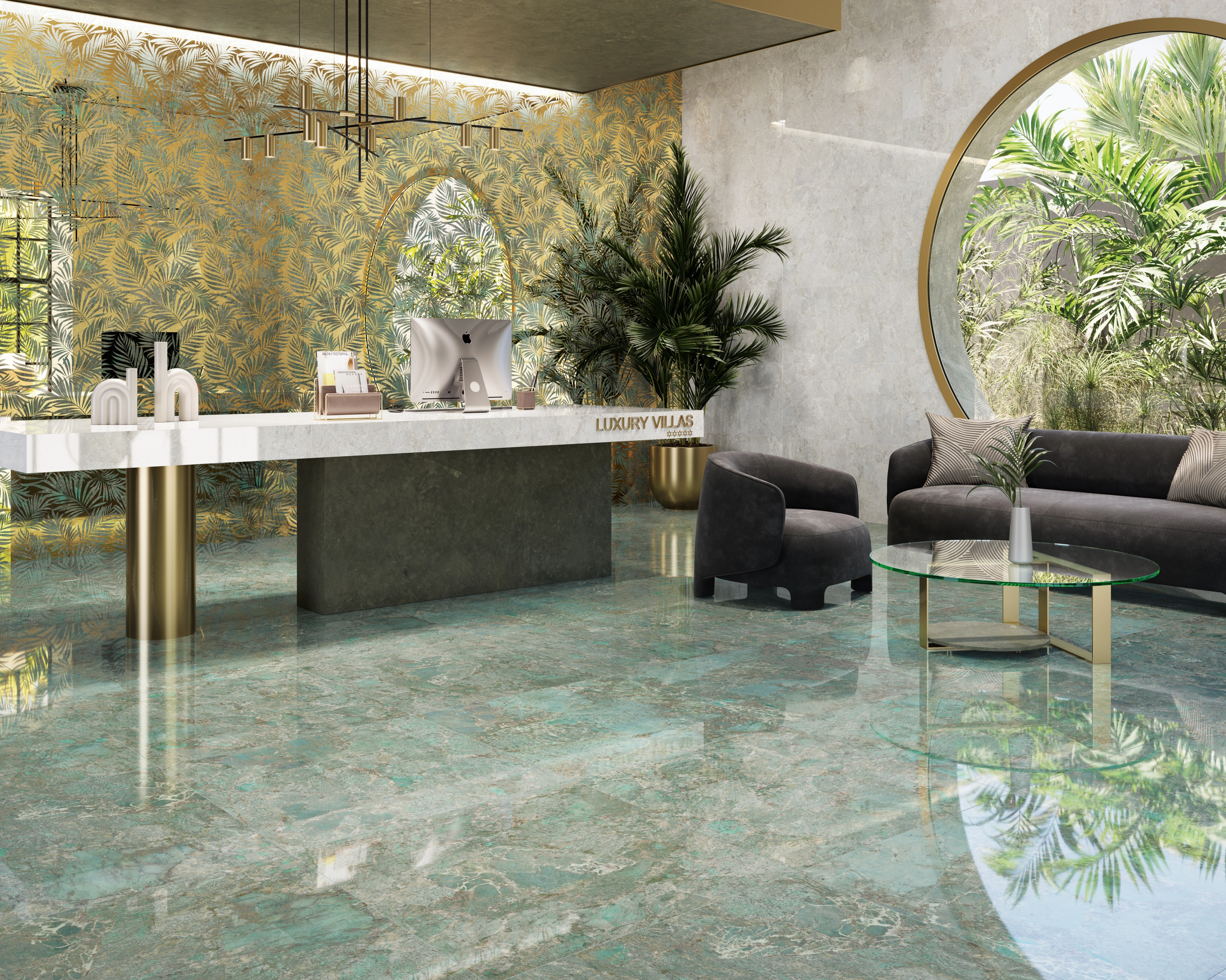 Dune Ceramica Amazonite, Marble