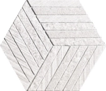 Otto Mosaic 6 4100245 - Bianco, Naturale, 22.5x19.5cm, 9.00mm, Rectified