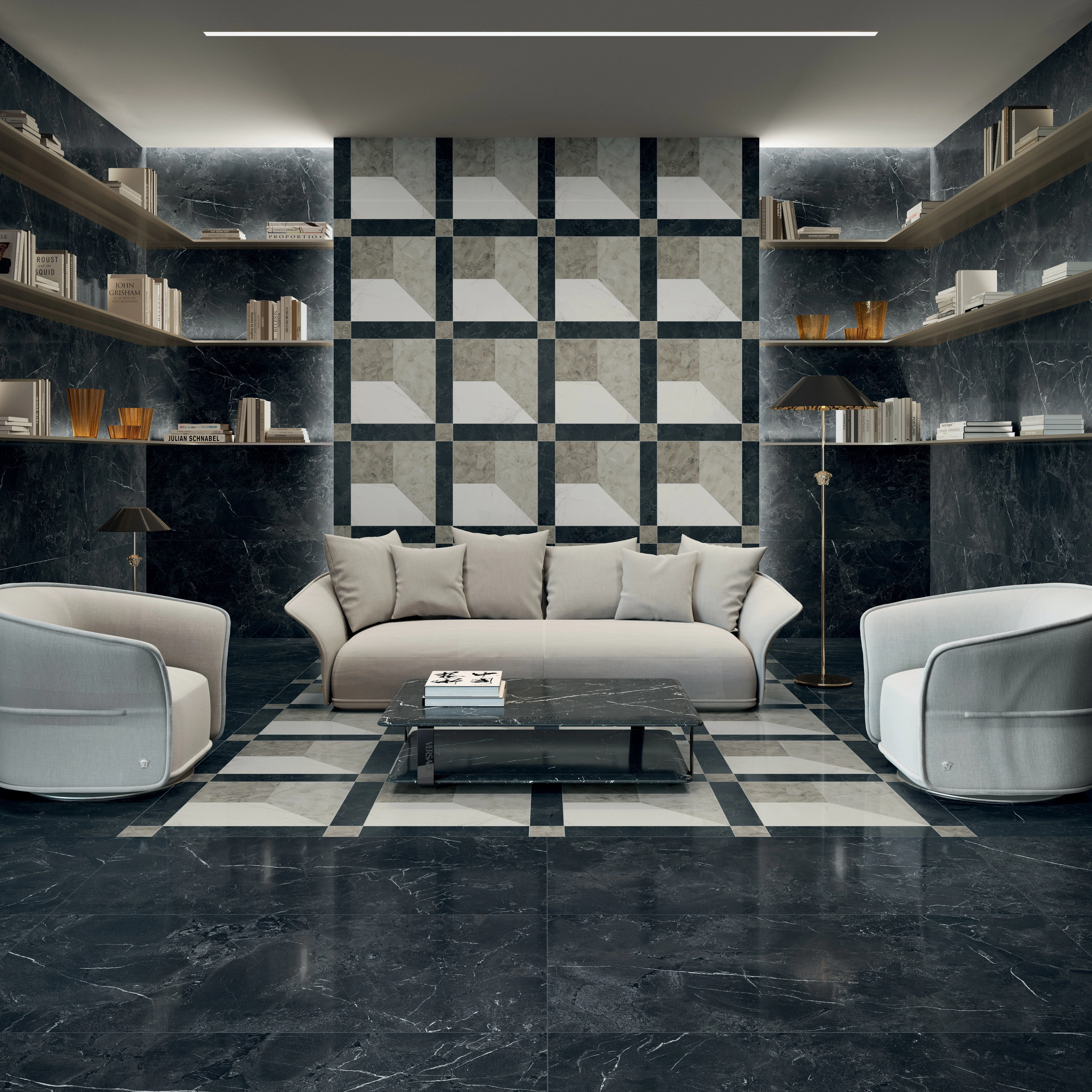 Versace Tiles Tarsia, Marble