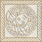 Maximvs Angolo Greca G0067840 - Statuario White, Lux, 10x10cm, 6.00mm, Rectified