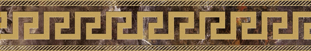 Maximvs Fascia Greca Sabbiata G0067836 - Galaxy Brown, Lux, 10x60cm, 6.00mm, Rectified