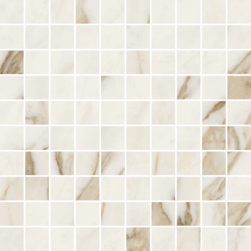 Maximvs Mosaico G0067892 - Calacatta Bright, Lux, 30x30cm, 9.00mm, not-rectified