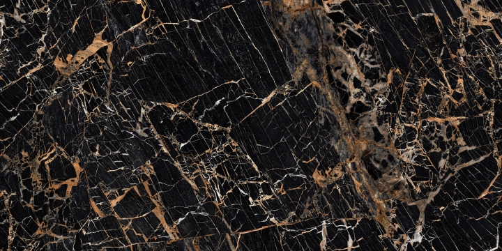 Maximvs G67604 - Black & Gold, Naturale, 60x120cm, 9.00mm, Rectified