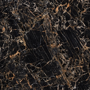 Maximvs G67574 - Black & Gold, Naturale, 120x120cm, 9.00mm, Rectified