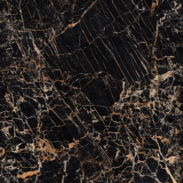 Maximvs G67554 - Black & Gold, Lux, 120x120cm, 9.00mm, Rectified
