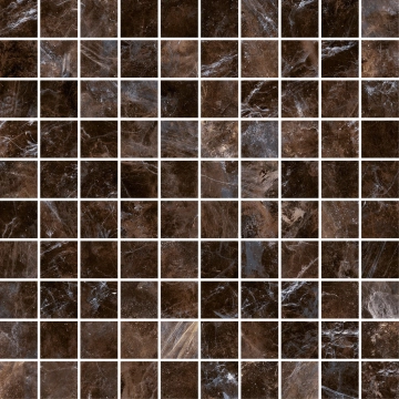 Maximvs Mosaico G0067896 - Galaxy Brown, Lux, 30x30cm, 9.00mm, not-rectified