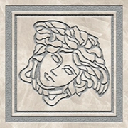 Meteorite Tozzetto Medusa G0047293 - Bianco/platino, Lappato, 9.8x9.8cm, 9.50mm, Rectified