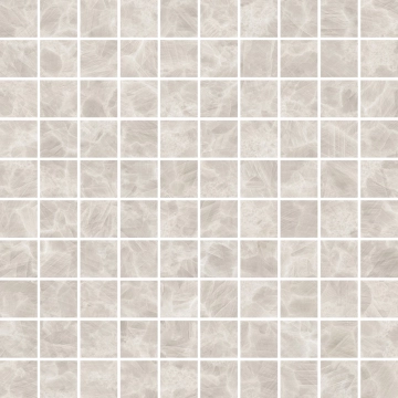 Meteorite Mosaico T100 G0047421 - Bianco, Lappato, 30x30cm, 9.50mm, not-rectified