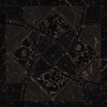Emote - Nero Amasanta, Lux, 78x78cm, 10.00mm, Rectified