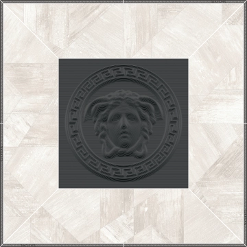 Eterno Medusa 3D G0263281 - Black, Naturale, 42x42cm, 9.50mm, Rectified