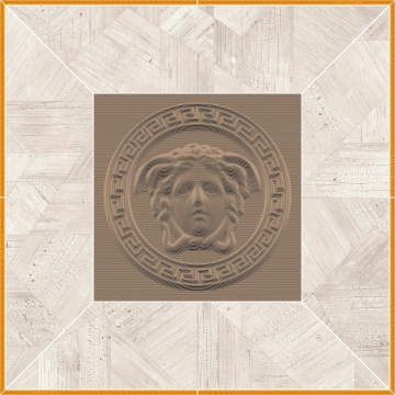Eterno Kit Intreccio G0263292 - White, Naturale, 78x78cm, 9.50mm, Rectified