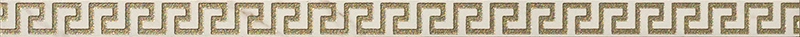 Marble Fascia Greca G0240751 - Bianco, Lux, 2.7x58.5cm, 9.50mm, Rectified