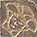 Marble Tozzetto Medusa G0240397 - Marrone, Lux, 2.7x2.7cm, 9.50mm, Rectified