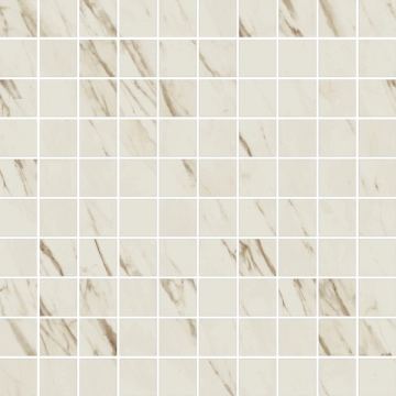 Marble Mosaico T100 G0240501 - Bianco, Lux, 29.1x29.1cm, 9.50mm, Rectified