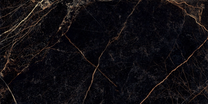 Marble 0240063/A - Nero, Lappato, 58.5x117.5cm, 9.50mm, Rectified