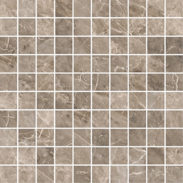 Marble Mosaico T100 G0240506 - Grigio, Lux, 29.1x29.1cm, 9.50mm, Rectified