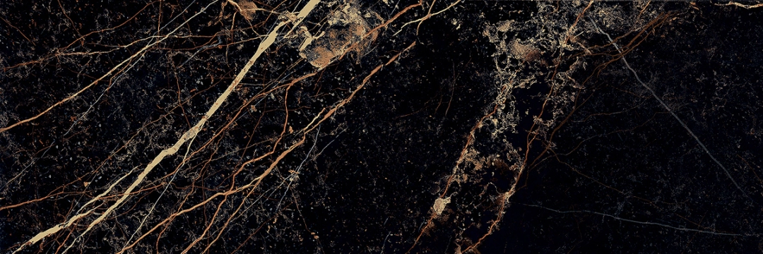 Marble G0240033 - Nero, Lappato, 19.5x58.5cm, 9.50mm, Rectified