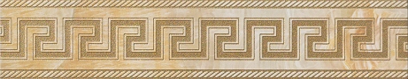 Marble Fascia Greca G0240202 - Oro, Lux, 11.5x58.5cm, 9.50mm, Rectified