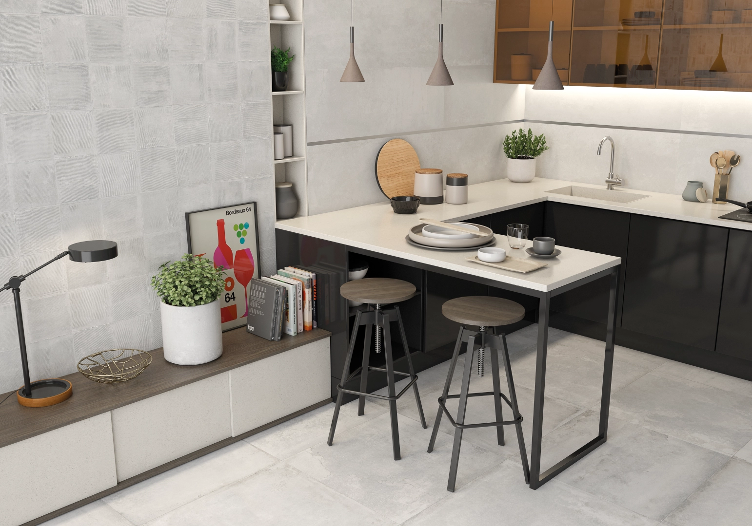 Keraben Rue De Paris Blanco, Lappato, 60x60cm, 10.00mm, Rectified — SKU ...