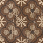 Naturwood  Hidraulic wood P0003160 - Moka, Matt, 20x20cm, 10.00mm, Not rectified