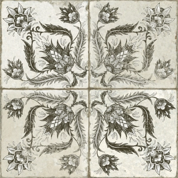 Fs Ivy 39368 - Fs Ivy Black, Natural, 45x45cm, 9.50mm, Not rectified
