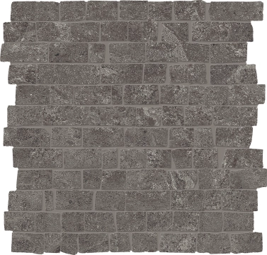 Mapierre Mosaico Petite Mur EM0P - Noir, Naturale, 30x30cm, 9.50mm, not-rectified