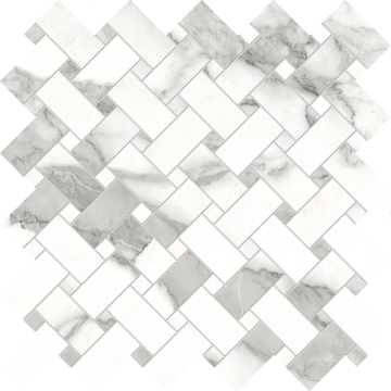 Tele Di Marmo Selection Intrecci EK55 - Arabescato Corchia, Full Lappato, 30x30cm, 9.50mm, Rectified