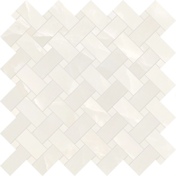 Tele Di Marmo Onyx Intrecci EKZK - Onyx Ivory, Silktech, 30x30cm, 9.50mm, Rectified