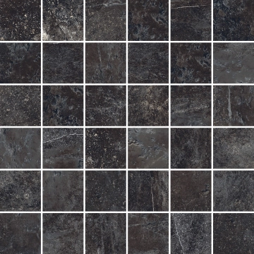 Ardesie Mosaico J87145 - Dark, Naturale, 30x30cm, 9.50mm, not-rectified