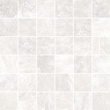 Ardesie Mosaico J87149 - White, Naturale, 30x30cm, 9.50mm, not-rectified