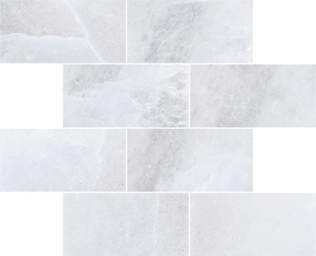 Himalaya Muretto J91146 - White, Naturale, 40x40cm, 8.50mm, not-rectified