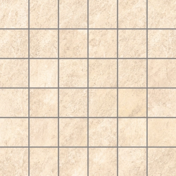 Quarzi Mosaico J87318 - Beige, Naturale, 30x30cm, 9.50mm, Not rectified