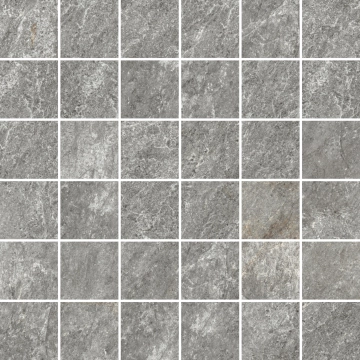 Quarzi Mosaico J87319 - Grey, Naturale, 30x30cm, 9.50mm, Not rectified