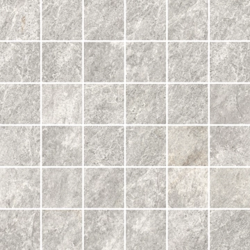 Quarzi Mosaico J87320 - Light Grey, Naturale, 30x30cm, 9.50mm, Not rectified
